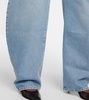 High-rise barrel-leg jeans