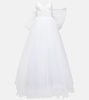 Bridal Greta off-shoulder silk gown