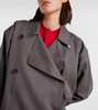 Eric silk trench coat