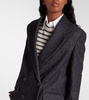 Double-breasted cotton overcoat