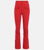 Aurora high-rise flared ski pants