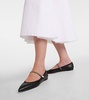 Romy leather Mary Jane flats