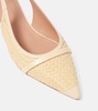 Jama raffia slingback ballet flats