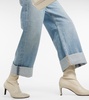 Ayla mid-rise cropped wide-leg jeans