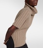 Depinal cashmere and mohair top 