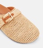 Quinta raffia mules