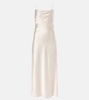 Sense of Shine silk-blend midi dress