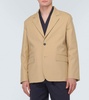 Deconstructed cotton-blend blazer