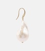 14kt gold drop earrings with baroque pearls