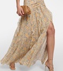 Lucine paisley silk maxi dress