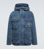 Denim down jacket