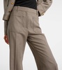 Christophe virgin wool flared pants