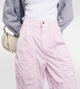 Low-rise straight pants