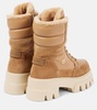 Sapporo 2 shearling-lined leather combat boots