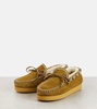 Forley shearling-lined suede moccasins