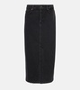 Kellie denim midi skirt