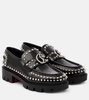 CL Moc Lug Spikes leather loafers