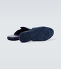 Suede slippers