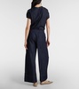 Galilea denim wide-leg pants