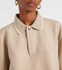 Genevieve cloque polo sweater