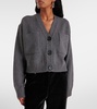 Sofia cashmere and wool cardigan