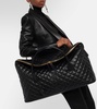 Es Giant quilted leather travel bag