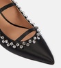 Gala embellished satin mules