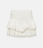 Antila tiered lace miniskirt