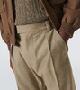 Reinga wool and cashmere straight pants