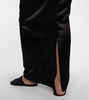 Bartelle satin maxi skirt