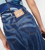 Marmo denim maxi skirt