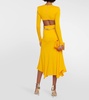 Phoenix cutout jersey midi dress