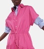 Canna tiered cotton shirtdress