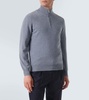 Cashmere half-zip sweater 