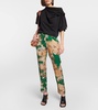 Printed slim pants