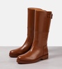 Lupo leather knee-high boots