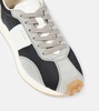 Runner leather sneakers