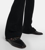 Aurna embellished leather loafers