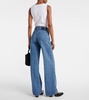 High-rise flared jeans