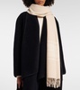 The Suitcase Stripe cashmere scarf