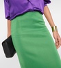 High-rise maxi skirt