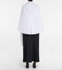 Aleida cotton cape shirt