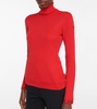 Mira ribbed-knit turtleneck sweater