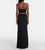 Rina crystal-embellished gown