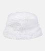 Faux fur bucket hat