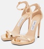 Alva metallic leather sandals