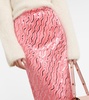 Sequined midi skirt