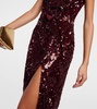 Sequined maxi dress