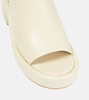 Dodie leather platform mules