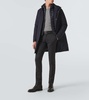 Paneled down coat